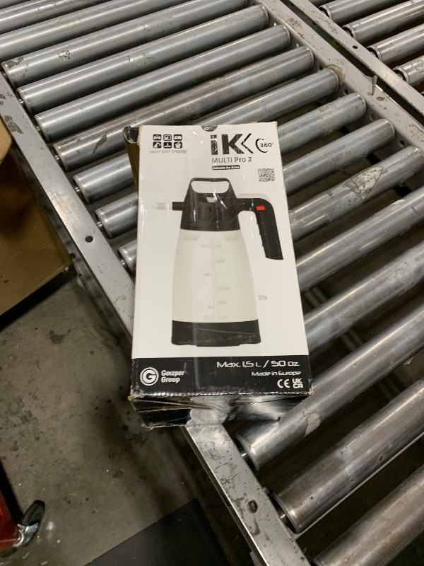 Photo 1 of iK Multi Pro 2 360 Sprayer - Pressurized Sprayer Works Upside Down. Suitable for Alkaline, Neutral, and Acidic Liquids; Perfect for Shops, Garages, Car Detailing - 50 oz