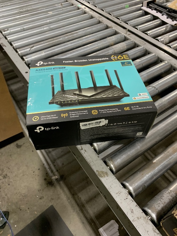 Photo 1 of TP-Link AXE5400 Tri-Band WiFi 6E Router (Archer AXE75), 2025 PCMag Editors' Choice, Gigabit Internet for Gaming & Streaming, New 6GHz Band, 160MHz, OneMesh, Quad-Core CPU, VPN & WPA3 Security