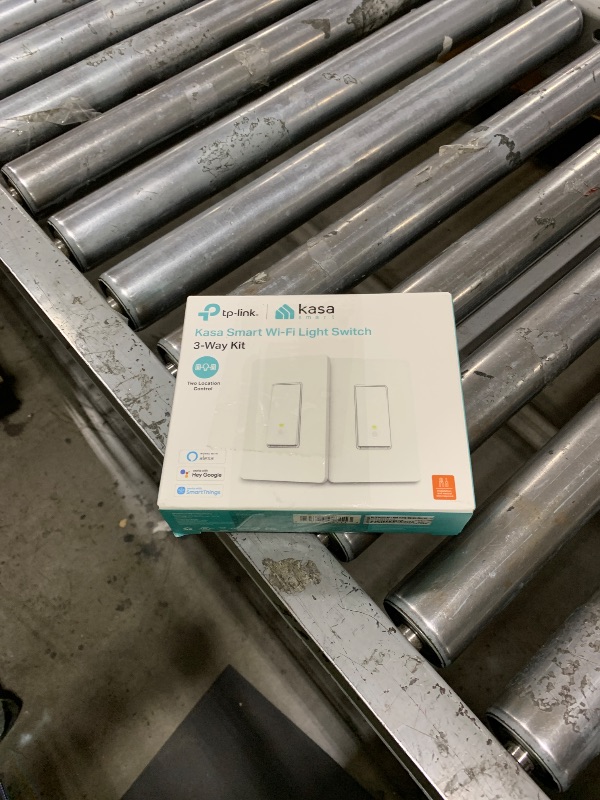 Photo 1 of Kasa Smart 3 Way Switch HS210 KIT, Needs Neutral Wire, 2.4GHz Wi-Fi Light Switch works with Alexa and Google Home, UL Certified, No Hub Required, White,2 Count (Pack of 1)