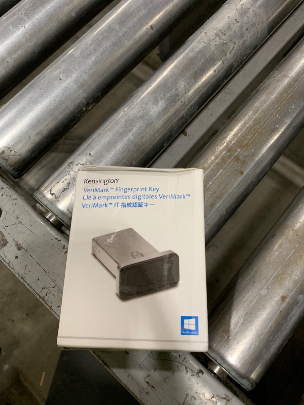 Photo 1 of Kensington VeriMark™ Gen2 USB-A Fingerprint Key Reader - Windows Hello & Windows Hello for Business, Tap and Go, Anti-Spoofing (K64704WW)