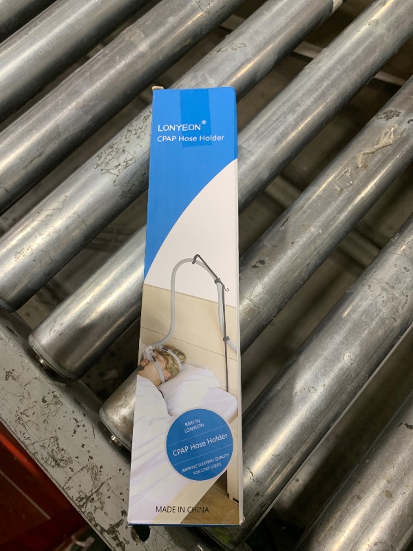 Photo 1 of LONYEON CPAP Hose Holder - CPAP Hose Hanger for Bed Avoid Tangling and Prevent Blockage,Keeps The Air Hose Up and Away from Your Face and Arms to Make You Sleep Better,Black