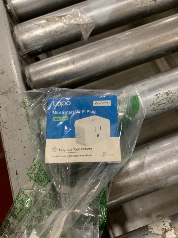 Photo 1 of TP-Link Tapo Matter Compatible Smart Plug Mini, Compact Design, 15A/1800W Max, Super Easy Setup, Works with Apple Home, Alexa & Google Home, UL Certified, 2.4G Wi-Fi Only, White, Tapo P125M