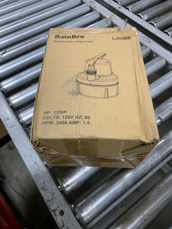 Photo 1 of Submersible Sump Pump, Clean/Dirty Water Pump, Portable Utility Pump With 25-Foot Cord, Ideal for Swimming Pool, Garden Pond, Basement, and Flood Relief Drainage