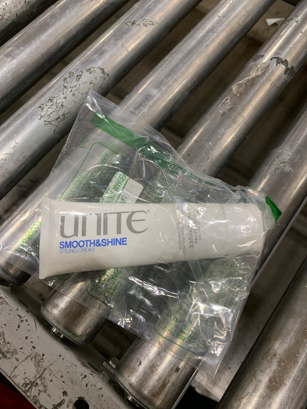 Photo 1 of UNITE Hair - SMOOTH&SHINE Styling Cream - Tames Frizz, Adds Shine & Softness - Hydrates, Protects & Repairs with Argan Oil, Coconut & Honey - Ideal for Medium to Thick Hair - 3.5 oz