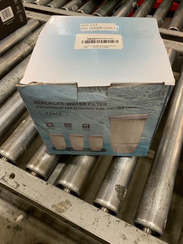Photo 1 of Upgraded Water Filter Replacement for Zero Pitcher and Dispenser ZR-001 ZR-004 ZP-006 ZR-017, Multi-Stage Filter System, Effectively Reducing Lead, Chromium, PFOA, and PFOS, Pack of 4, By DESENRUIS