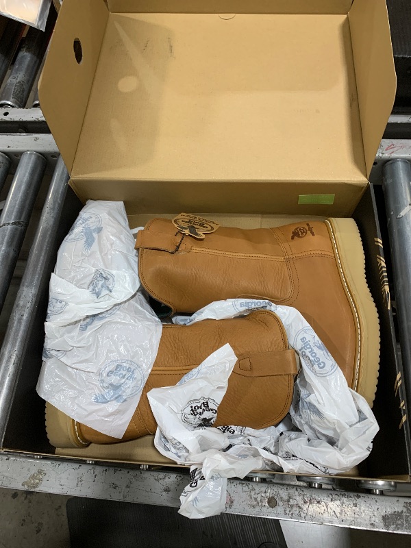 Photo 1 of Georgia Boot Wedge Work Wellington, Barracuda Gold, Size 11(W)