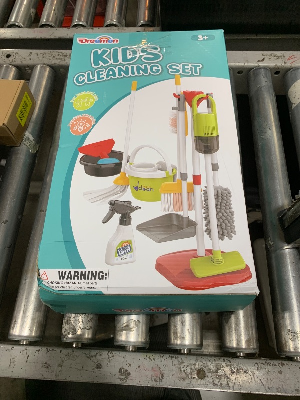 Photo 1 of Dreamon Toddler Cleaning Set - 14Pcs Kids Cleaning Toy Set with 2-in-1 Kids Vacuum That Really Works, Pretend Home Cleaning Play Set for Toddler Age 3-7, Christmas Birthday Gift for Girls Boys?Red?