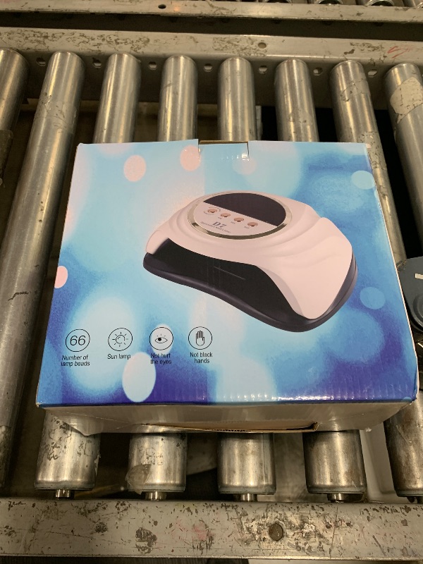 Photo 1 of UV Nail Lamp 280W Professional LED Nail Dryer for Gel Nails with 66pcs Lamp Beads Includes 4 Timers and Automatic Sensor Ideal for Home Salon Use Fast Drying Technology for Perfect Nails
