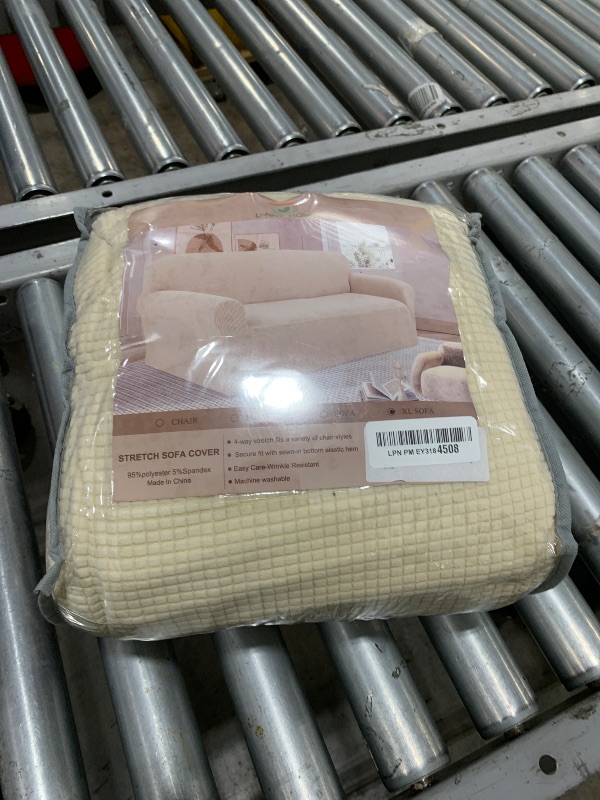 Photo 1 of U-NICE HOME Stretch Couch Cover Sofa Cover Sofa Slipcover Furniture Protector for 4 Cushion Couch Sofa Pet Friendly(Oversized Sofa, Beige)