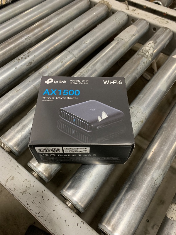 Photo 1 of TP-Link Ultra-Portable Wi-Fi 6 AX1500 Travel Router TL-WR1502X | Easy Public WiFi Sharing | Hotel/RV/Travel Approved | Phone WiFi Tether | USB C Powered | Multi-Mode | Tether App | Durable Design