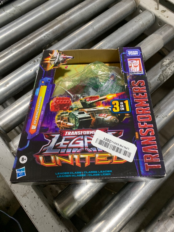 Photo 1 of Transformers Legacy United Leader Class Overcharge, 7.5-inch Converting Action Figure, for Boys and Girls Ages 8+