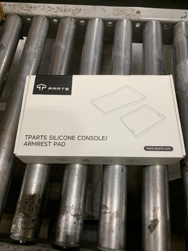 Photo 1 of TPARTS Center Console Armrest Bottom Pad for Tesla Model Y Juniper 2025+, Full Coverage Silicone Storage Mat Organizer Interior Accessories