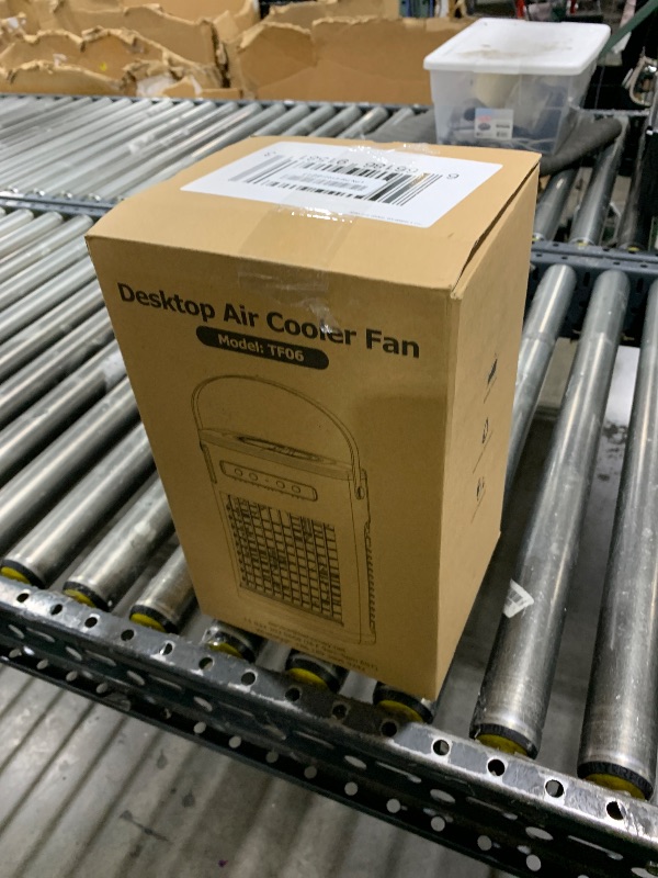 Photo 1 of AIRTHRYL Upgraded 5 IN 1 Small Portable Air Conditioner with 2 Ice Packs, Built-Battery, 2 Spray Ports, 1200ml Water Tank, 120°Oscillating, 3 Speeds, Quiet Portable AC Units, 7H Timer, Cooling Fan