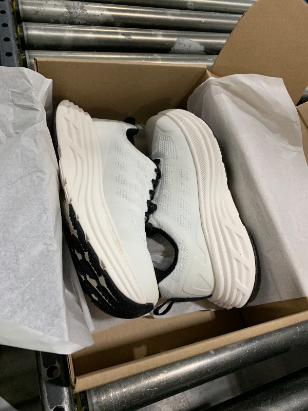 Photo 1 of NORTIV 8 Women's Walking Shoes Cushion Running Tennis Shoes Active Float Non-Slip Comfortable Breathable Workout Gym Sports Athletic Fashion Sneakers,Size 8, White