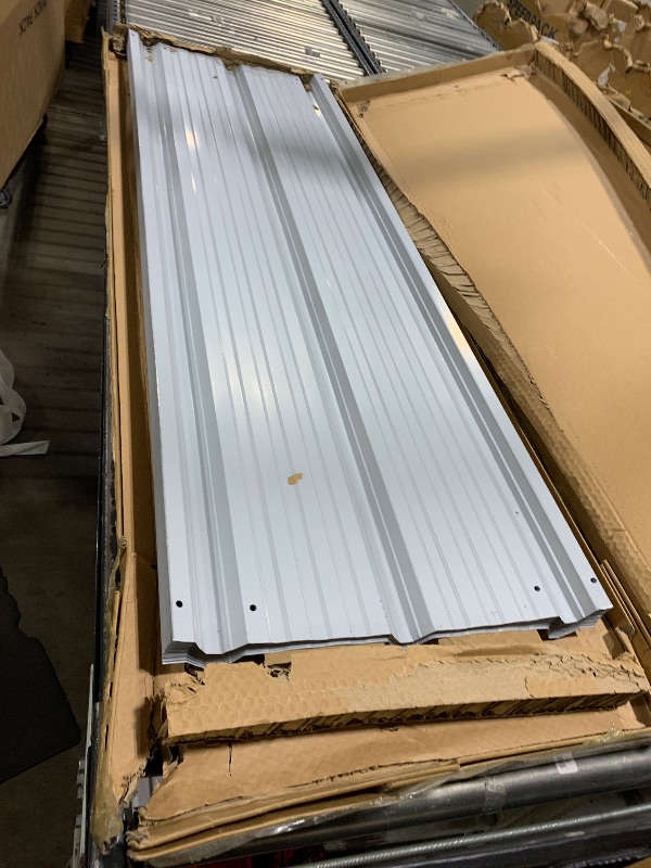 Photo 1 of (INCOMPLETE SET) Garveelife 20'x25'x13' Metal Carport for 2 Cars, Heavy Duty Extra Tall Carport for Heavy Snow, Reinforced Frame, Permanent Shelter for Bass Boats, Full-Sized Pickup Trucks, and Tractors