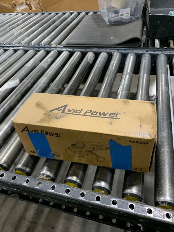 Photo 1 of AVID POWER Angle Grinder, 7.5-Amp 4-1/2 inch Electric Grinder Power Tools with Grinding Wheels, Cutting Wheels, Flap Disc and Auxiliary Handle for Cutting, Grinding, Polishing and Rust Removal - Blue