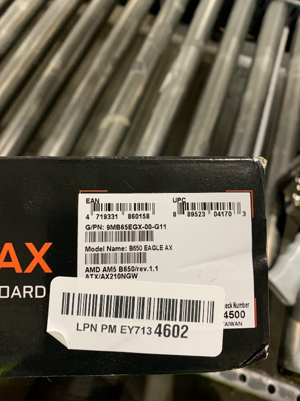 Photo 1 of GIGABYTE B650 Eagle AX AM5 LGA 1718 AMD B650 ATX, DDR5 Triple M.2, PCIe 5.0, USB 3.2 Gen2x2 Type-C, AMD Wi-Fi 6E, Realtek GbE LAN