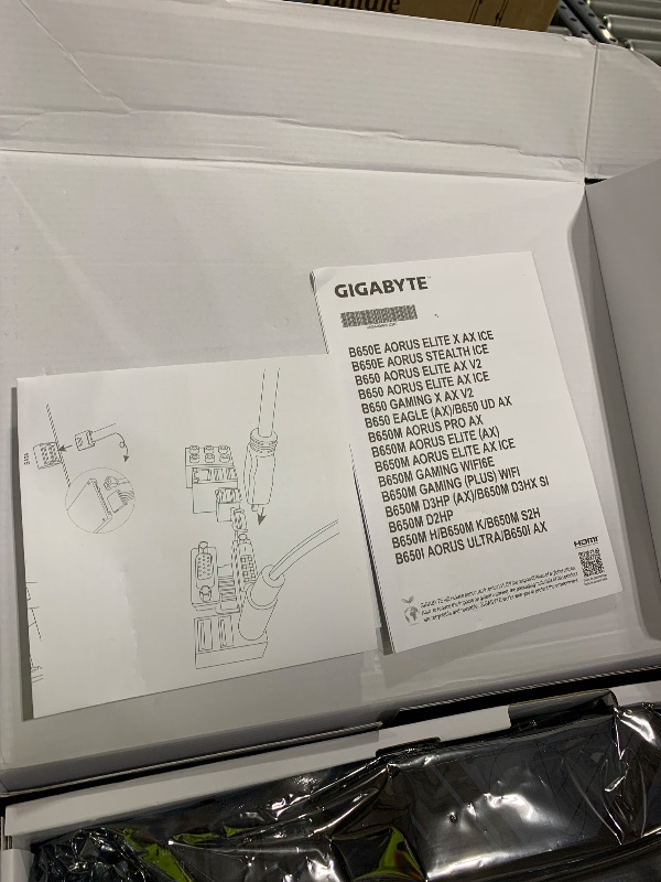 Photo 1 of GIGABYTE B650 Eagle AX AM5 LGA 1718 AMD B650 ATX, DDR5 Triple M.2, PCIe 5.0, USB 3.2 Gen2x2 Type-C, AMD Wi-Fi 6E, Realtek GbE LAN