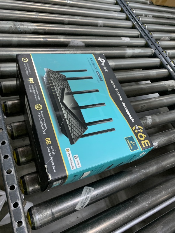 Photo 1 of TP-Link AXE5400 Tri-Band WiFi 6E Router (Archer AXE75), 2025 PCMag Editors' Choice, Gigabit Internet for Gaming & Streaming, New 6GHz Band, 160MHz, OneMesh, Quad-Core CPU, VPN & WPA3 Security