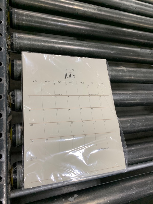 Photo 1 of Karto Magnetic Calendar for Refrigerator 2025-2026 - Vertical 8.5x11 inch July 2025 to December 2026 - Versatile and Easy Planning with Aesthetic Fridge Calendar Magnet - Beige