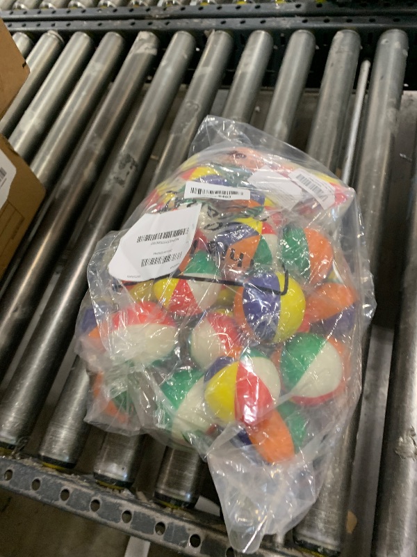 Photo 1 of Jerify 48pcs Mini Beach Balls 2.5 Inch Rainbow Beach Stress Balls Small Pool Relief Toys
