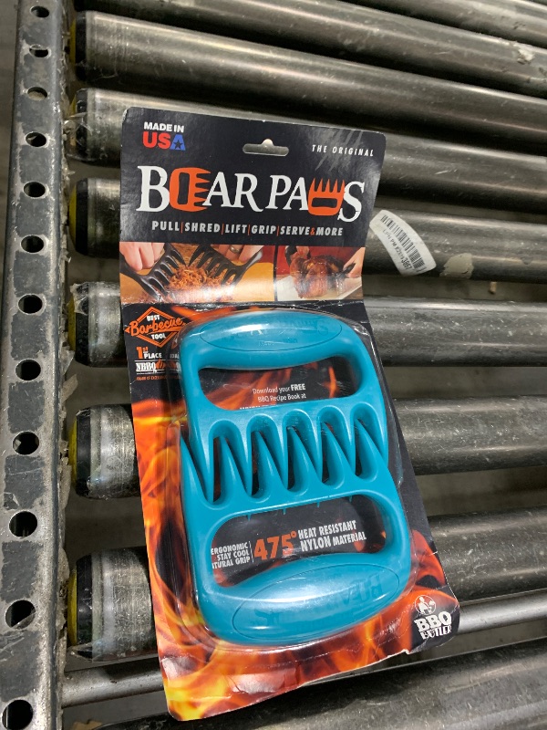 Photo 1 of The Original Bear Paw Meat Shredder - Claws for Shredding Pork, Chicken & Any Meat (Teal)