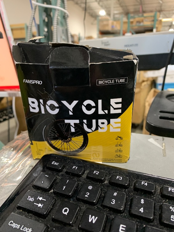 Photo 1 of FANSPRO 2 Pack of 26 Inch Bike Tube 26x1.75 26x1.95 26x2.10 26x2.125 Heavy Duty Bicycle Tube with 2 Tire Levers,48mm Schrader Valve Premium Quality Butyl Inner Tube
