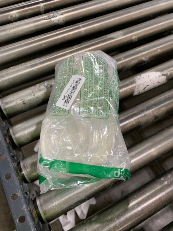 Photo 1 of TOSSWARE NATURAL Flat Lid With Straw Slot Set of 50 - Plant Based 96mm Lids for Cold Cups - Plastic Alternative Straw Lids - Clear Flat Lids - Fits 10, 12, 16, 20 & 24oz Cups