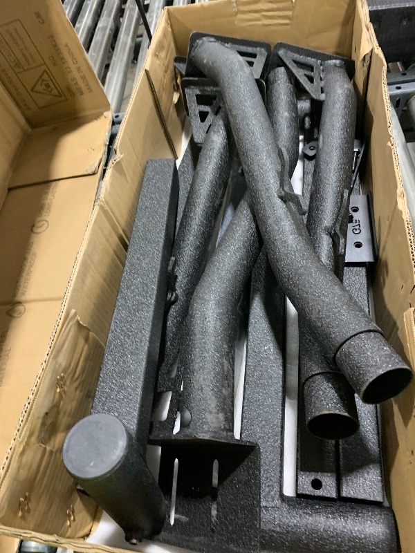 Photo 1 of Universal Truck Bed Ladder Rack, Non-Drilling, 900 LBS Load Capacity, Fit Most Truck Bed Ranging from 46" to 71" Wide, Extendable Heavy Duty Steel Cargo Rack for Kayak, Surfboard, Lumber, Ladder
