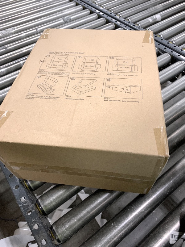 Photo 1 of RLAVBL 13x10x3 Shipping Boxes Set of 25, White Corrugated Cardboard Box for Packing, Mailing, Business
