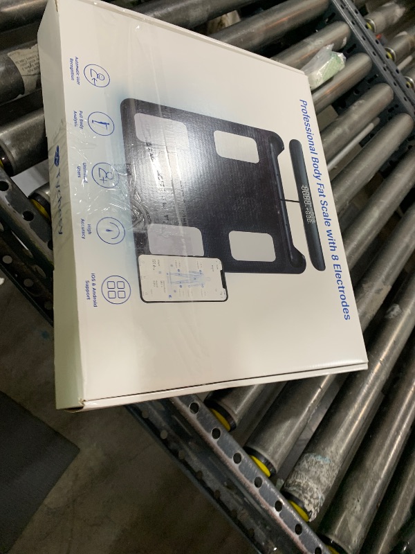 Photo 1 of Tychesy Body Pod Smart Scale with BMI Body Fat Muscle Mass, 8 Sensors Body Composition Scales Most Accurate with APP up to 24 Users