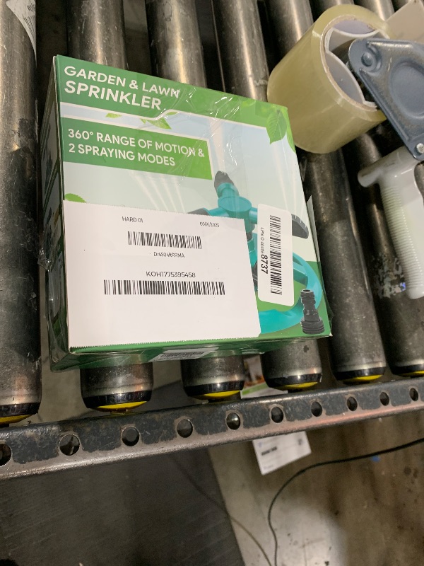 Photo 1 of Sprinklers for Yard, Water Sprinkler for Lawn, 360 Degree Rotating Lawn Sprinkler for Yard Large Area, Sprinklers for Kids, Pets Playing