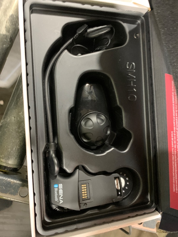 Photo 1 of Sena SMH10-11 Motorcycle Bluetooth Headset/Intercom Communication System with Universal Microphone Kit (Single)