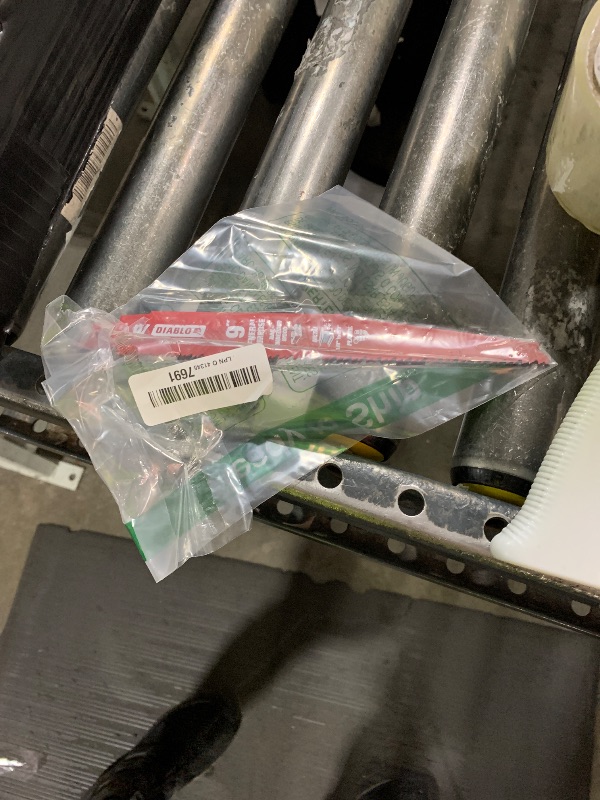 Photo 1 of Diablo Bi-Metal Reciprocating Saw Blade for General Purpose Cuts - Variable Tooth Design - 9" Length, 8/14 TPI - DS0914BGP