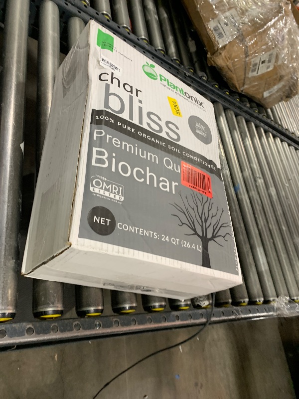 Photo 1 of Char Bliss (24 Qts) - Organic Biochar for Plants - OMRI-Listed Biochar Soil Amendment Organic - Bio Char for Plants - Horticultural Charcoal for Plants, Potting Soil, Garden Soil, & Potting Mixes