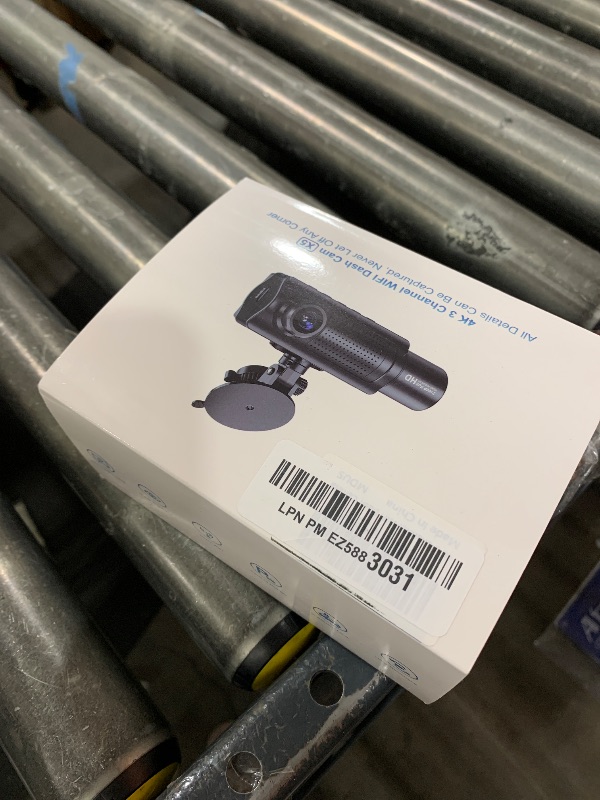 Photo 1 of Miden X5 4K WiFi Dash Cam Front and Rear Inside, 2160P+1080P+1080P FHD 3 Channel Dash Camera for Cars, 360° All Sides Dashcam, Free 64G SD Card, G-Sensor, WDR, Night Vision, 24H Parking Monitor