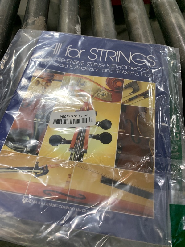 Photo 1 of All For Strings (Comphehensive String Method, Book 2, Violin) by Frost, Robert; Anderson, Gerald published by Kjos Music Company Paperback