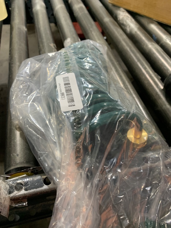 Photo 1 of Coil Hose 10FT EVA Coil Garden Hose With 3/4'' Brass Connector Coiled Water Hose Lightweight And No Kink Includes 7 Patterns Spray Nozzle For Outdoors Lawn Watering Car Washing