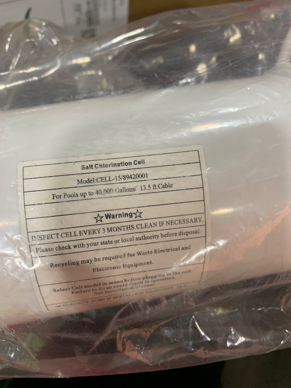 Photo 1 of Autoverve T-15 Pool Salt Turbo Cell Chlorinator Generator Replacement Part Fit for Hayward T Cell T15 TCEll940 TCELL 940 T-CELL-15 SWP W3T-CELL-15 Aqua Rite 40K Gallon Inground Water Chlorine System