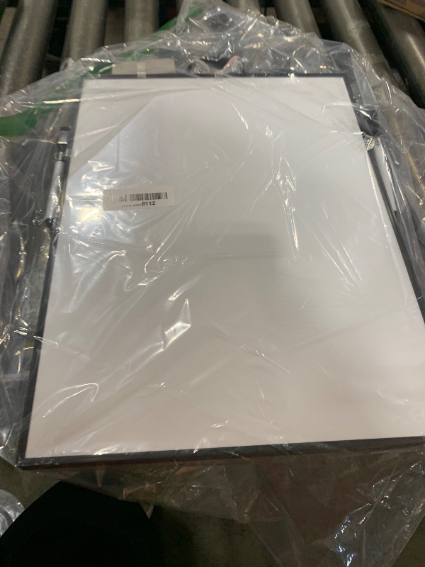 Photo 1 of TSJ OFFICE Small White Board - 16" X 12" Portable Black Aluminum Framed Whiteboard, Magnetic Dry Erase Board with a Handle, to Do List Notepad for Office, Home, School