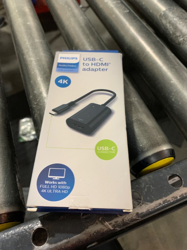 Photo 1 of Philips USB C to HDMI Adapter, 4k 60 Hz USB Type C to HDMI Adapter for Monitor, MacBook Pro, MacBook Air, iPhone 16 Series, 15 Series, iPad Pro, Multiple Monitors Connector Cable, Black, SWU7114A/27