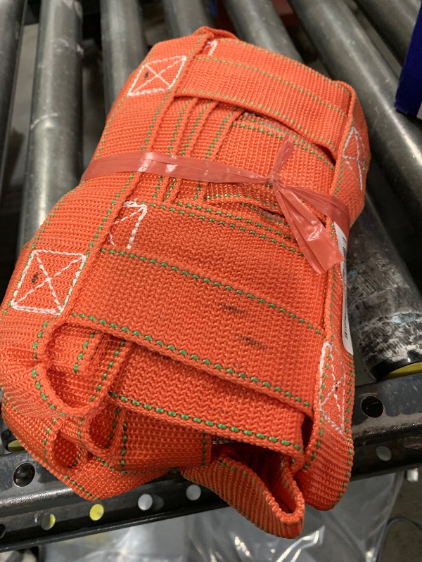Photo 1 of YATOINTO Cargo Lifting Net 3.28' x 3.28', Lifting Net Straps for Hoist 661lbs Load Capacity, Nylon Sling Hoisting Net 10CM Square Hole for Construction Rigging Moving Towing Hoisting Loading Unloading