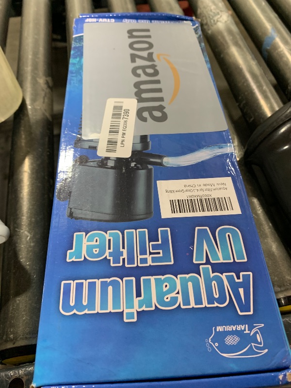 Photo 1 of Aquarium Filter for 40-150 Gallon Tank, U-V Fish Tank Green Clean Machine Submersible Powerful Pump Canister Filter 400GPH for Pond Turtle Tank Saltwater Freshwater Crystal Clear Green Killing