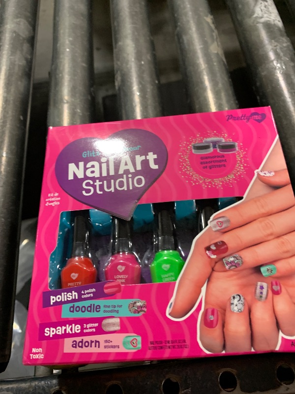 Photo 1 of Nail Art Studio for Girls - Birthday Gift - Nail Polish Kit for Kids Ages 7-12 Years Old - Girl Gifts Ideas - Gift Set - Girly Stuff - Polish, Pens, Glitter, Stickers, Gems, Filer - 8 9 10 11 12 Year