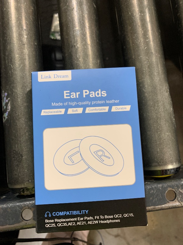 Photo 1 of Link Dream Ear Pads for Bose Quiet Comfort 35 Soft Protein Leather Replacement Earpads Ear Cushions Ear Pad for Bose QC 35/25 / 15 QC2 / Ae2 / Ae2i / Ae2W / Sound Link/Sound True (Black)