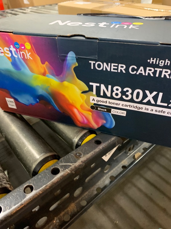 Photo 1 of TN830XL High Yield Toner Cartridge Replacement for Brother TN830 / 830 XL to Compatible with HL-L2460DW DCP-L2640DW HL-L2405W HL-L2400D HL-L2480DW MFC-L2820DW MFC-L2820DWXL Printer (Black, 2-Pack)