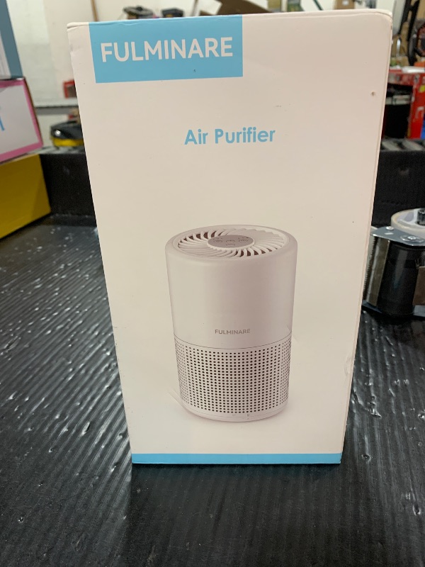Photo 1 of Air Purifiers for Bedroom, FULMINARE H13 True HEPA Air Filter, Quiet Air Cleaner With Night Light,Portable Small Air Purifier for Home, Office, Living Room