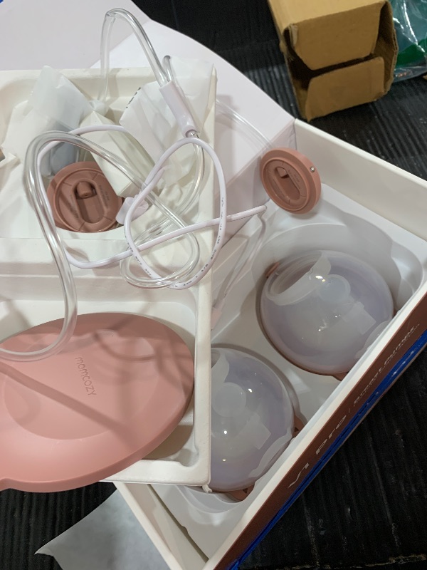 Photo 1 of Momcozy Breast Pump V1 Pro Hospital-Grade, Hands-Free & Portable Wearable Pump, Upgraded Electric Pump with 3 Fine-Tuned Rhythms|15 Levels, Come with Leak-Proof DoubleFit Flange, Cozy Red.