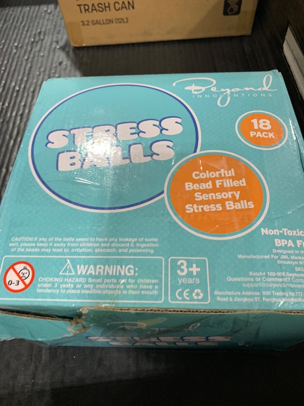 Photo 1 of Stress Balls for Adults - 18 Pack | Fidget Toys | XL Stress Ball, Back to School Supplies, Squishy Fidget Toys | Anxiety Relief Calming Tool | Squishy Balls for Autism & ADHD, Assorted