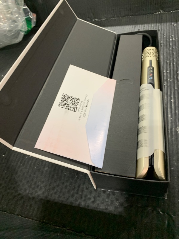 Photo 1 of Hair Straightener - 2 in 1 Wet to Dry Hair Dryer and Straightener with High-Speed Airflow + Rapid Heat-Up + Customizable Temperature + LCD Display & Auto Shut-Off + No Heat Damage (Gold)